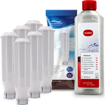 Příprava kávy Sada NIVONA, Aqualogis AL-TES46 6 Ks, NIRK703 Odvápňovač 500 ml