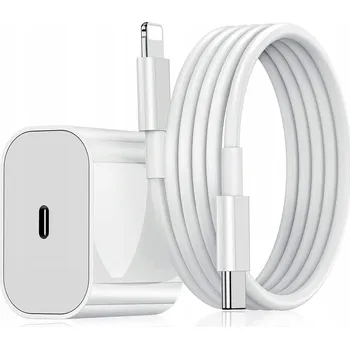 SADA SÍŤOVÁ NABÍJEČKA PD 20W + KABEL PRO IPHONE LIGHTNING 200cm Koanni