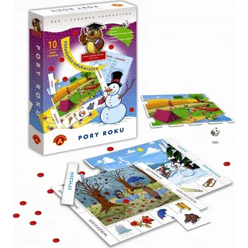 Desková hra Stolní hra vzdělávací hry roční období hra s ročními obdobími učení ročních období hra zima jaro léto podzim hra o změnách v přírodě hra čtyři roční období desková hra Alexander