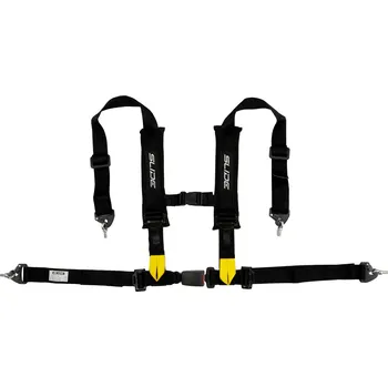 Návlek na bezpečnostní pás Bezpečnostní pásy 4-bodové Slide V2 černé 2" homologace E4