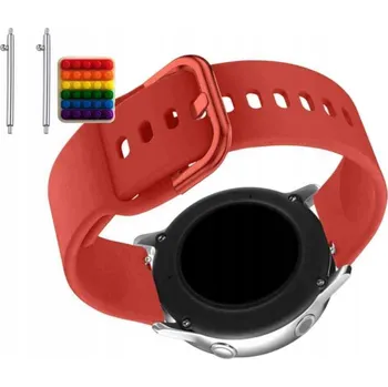 Pouzdro na mobilní telefon Pásek Řemínek pro Lotus Chytré Hodinky 50015/A, Silikon Červený Poutko, nastavitelný