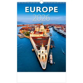 Kalendář Helma365 Nástěnný kalendář Europe 2026