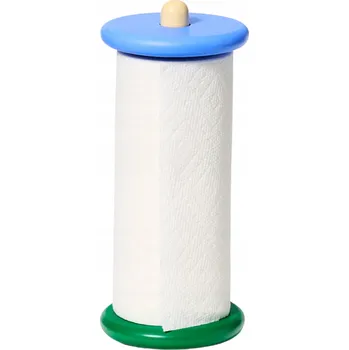 Držák na papírové ručníky Spool Areaware - modro-žluto-zelený