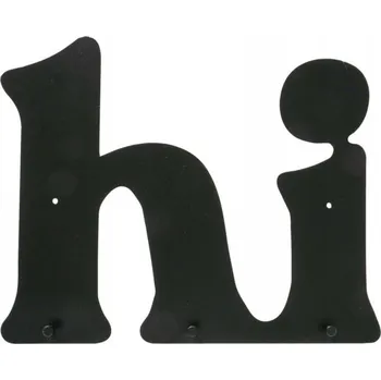 Věšák Šatní ramínko kovový Boltze černý