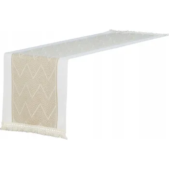 ubrus Dekorativní běhoun 50x100 Boho 093 stromečkový vzor třásně