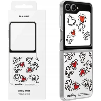 Pouzdro na mobilní telefon Flipové pouzdro Samsung pro Samsung Galaxy Z Flip6, bílé