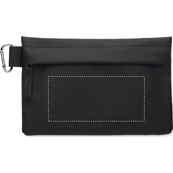 Organizér z 600D RPETu 15 FRONT, 70x150mm Sítotisk, 1 barva