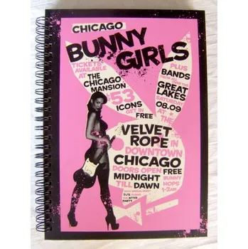 Zápisník Blueprint Zápisník Playboy Black and Rapsberry A5 Papír (LP-77664)