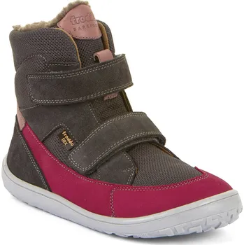 Dívčí obuv FRODDO dětská barefoot zimní obuv G3160252-9 dark grey Velikost: 25