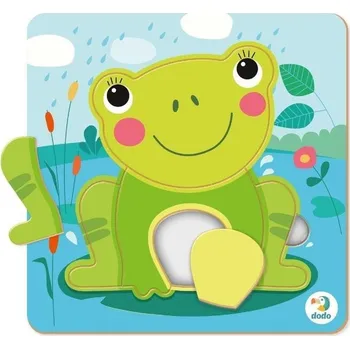 Puzzle Dodo Puzzle Žába 5 dílků