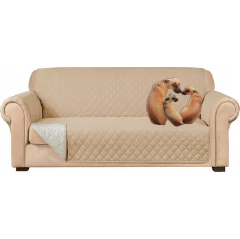 Přehoz na lůžko Přehoz na postel Bestcovers polyester 200 cm x 195 cm béžový