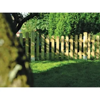 Plot Plaňkový plot s obloukem dolů tlakově impregnovaný 180 cm x 80 cm 10 Kg/Ks STAVEBNINY Sklad21 OB5177217 (STAVEBNINY Sklad21 OB)