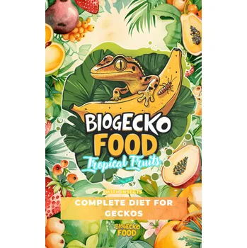 Krmivo pro terarijní zvíře Biogecko Food Banán & Tropické ovoce Hmotnost: 100 g