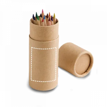 Kresba CYLINDER. Sada 12 pastelek v krabičce 1 Box, 30 x 40 NÁLEPKY, 13 barvy