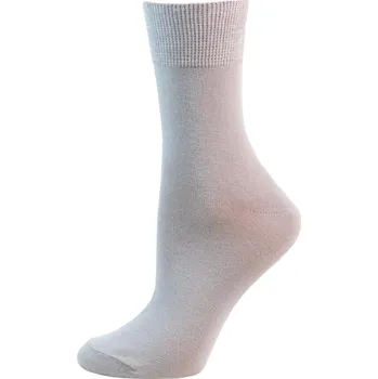 Dámské ponožky Bavlněné ponožky s lycrou světle šedé, Velikost: 48 - 49 (13 - 14), Barva: Šedá