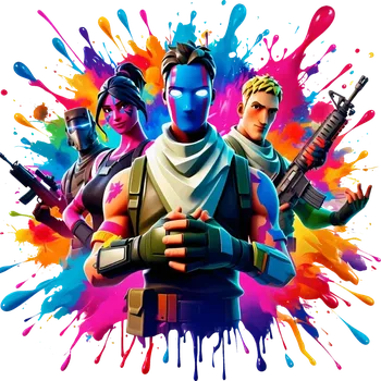 Nášivka NAŽEHLOVAČKA - Fortnite Bojovníci modrý