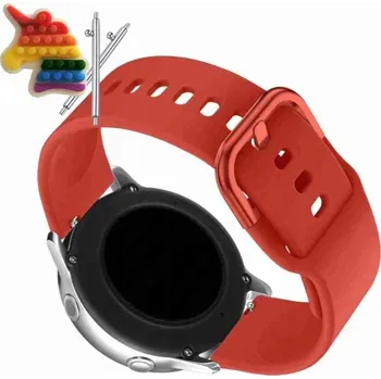 Pouzdro na mobilní telefon Pásek Řemínek pro Garett Kids Trendy 4G, Silikon Červený Poutko, nastavitelný