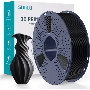 3D tisk PLA filament Sunlu 1,75 mm 1000 g černý