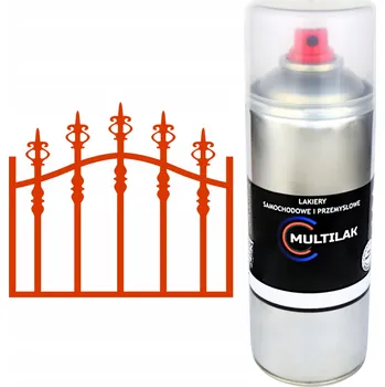 Barva ve spreji Profesionální lak ve spreji na rez pro ocel, kov a plech RAL 3016 lesklý