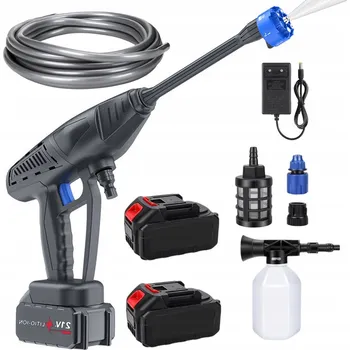 Vysokotlaký čistič AKUMULÁTOROVÁ TLAKOVÁ MYČKA ELEKTRICKÁ S TRYSKOU 6V1