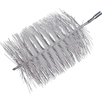 Komínová štětka Kartáč rourový silon M12 200 mm bílý