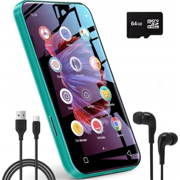 MP3 přehrávač TIMMKOO Q5, zelený, 8 GB