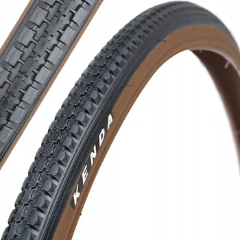 Plášť na kolo PLÁŠŤ NA KOLO KENDA 27 x 1 1/4 K103 HNĚDÝ BOK MĚSTSKÝ 32-630