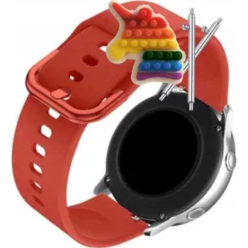 Pouzdro na mobilní telefon Pásek Řemínek pro Rubicon RNCE58, Silikon Červený Poutko, nastavitelný