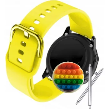 Pouzdro na mobilní telefon Pásek Řemínek pro Zeblaze Thor SQ, Silikon Žlutý Poutko, nastavitelný