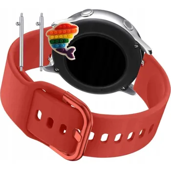 Pouzdro na mobilní telefon Pásek Řemínek pro Bemi KIX2, Silikon Červený Poutko, nastavitelný