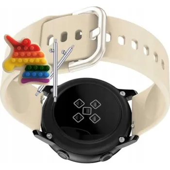 Pouzdro na mobilní telefon Pásek Řemínek pro Rubicon RNCE89, Silikon Béžová Poutko, nastavitelný