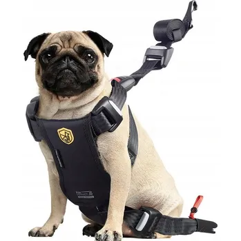 Postroj pro psa Bezpečnostní postroj pro psa do auta s ATESTEM, vel. S (2-10kg), černý