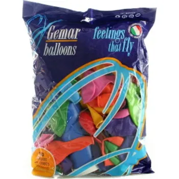 Karnevalová maska LAMPS Balónky nafukovací - kulaté - 100 ks + pumpa