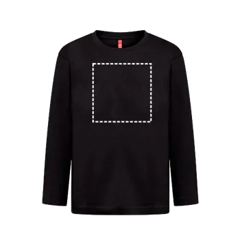 Pánské tričko THC BUCHAREST KIDS. Tričko s dlouhým rukávem 20 Chest, 200 x 200 Sítotisk (textil), 2 barvy