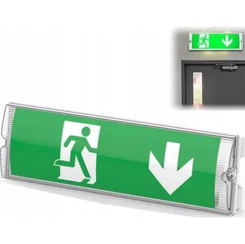 Venkovní osvětlení NOUZOVÉ EVAKUAČNÍ SVÍTIDLO EXIT LED 3H VENKOVNÍ IP65 PRO EVAKUAČNÍ CESTU