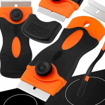 Kuchyňská škrabka KOVOVÁ ŠKRABKA NA INDUKČNÍ A KERAMICKÉ DESKY, SKLA OKEN