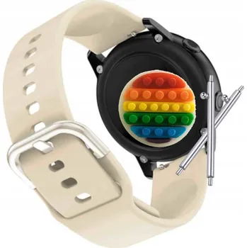 Pouzdro na mobilní telefon Řemínek Řemínek pro Pacific Silver PC00132, Silikonový Béžový Smyčka, nastavitelný