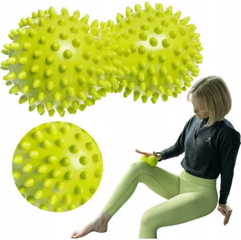 Masážní přístroj Masážní míček Duoball s výstupky pro cvičení a masáž DrFit