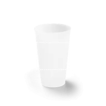 Sklenice KANE. Festivalový pohár z PP s objemem 500 ml Sítotisk (plast, papír) (max. 1 barva, 200 x 70mm) 1 barva 130 Tělo lahve