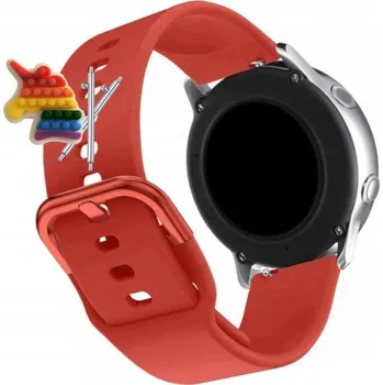 Pouzdro na mobilní telefon Pásek Řemínek pro Kumi GW5, Silikon Červený Poutko, nastavitelný