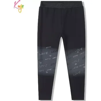 Dívčí zateplené legíny Kugo WL0936 černé