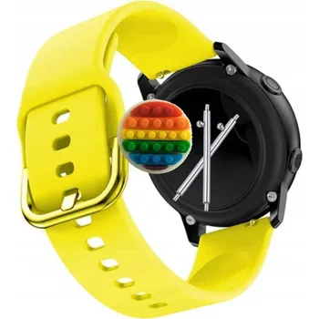 Pouzdro na mobilní telefon Řemínek Řemínek pro Garett GRS, Silikonový Žlutý Smyčka, nastavitelný