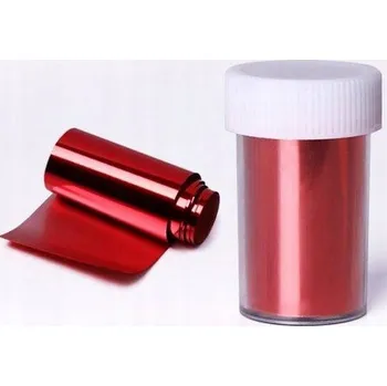 Fólie na nehty pro zdobení - Červená