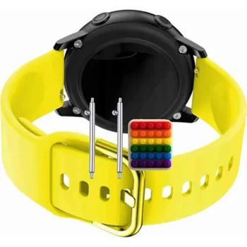 Pouzdro na mobilní telefon Pásek Řemínek pro Colmi P76, Silikon Žlutý Poutko, nastavitelný