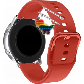 Pouzdro na mobilní telefon Řemínek Řemínek pro Mobvoi TicWatch Pro 3 GPS, Silikonový Červený Smyčka