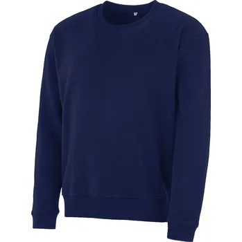 Pánská mikina Mikina přes hlavu bez kapuce HOKAS modrá navy 4XL ODĚVY Sklad18 015-K65-41-4XL (ODĚVY Sklad18)