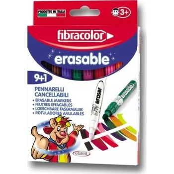 Fixy fixy pro děti popisovače na smazání, sada Fibracolor 10 ks