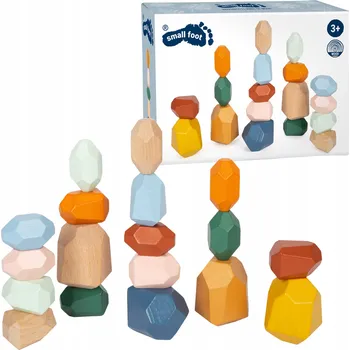 Dřevěná hračka Stohovací Stavebnice Small Foot