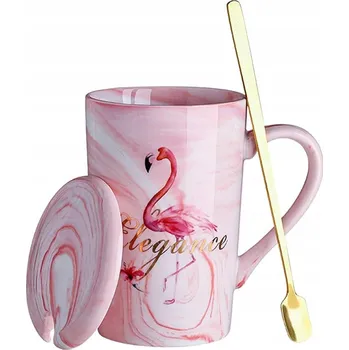 Keramický HRNEK s plameňáci DÁREK KE DNI VŠECH PŘEDMĚTŮ