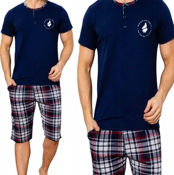 Pánské pyžamo La Penna pánské pyžamo s krátkým rukávem, velikost XXL